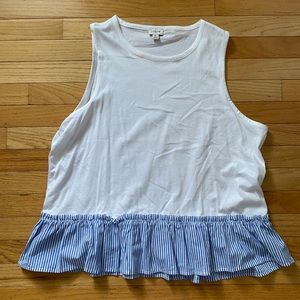 J. Crew Factory Peplum Tank Top, NWOT